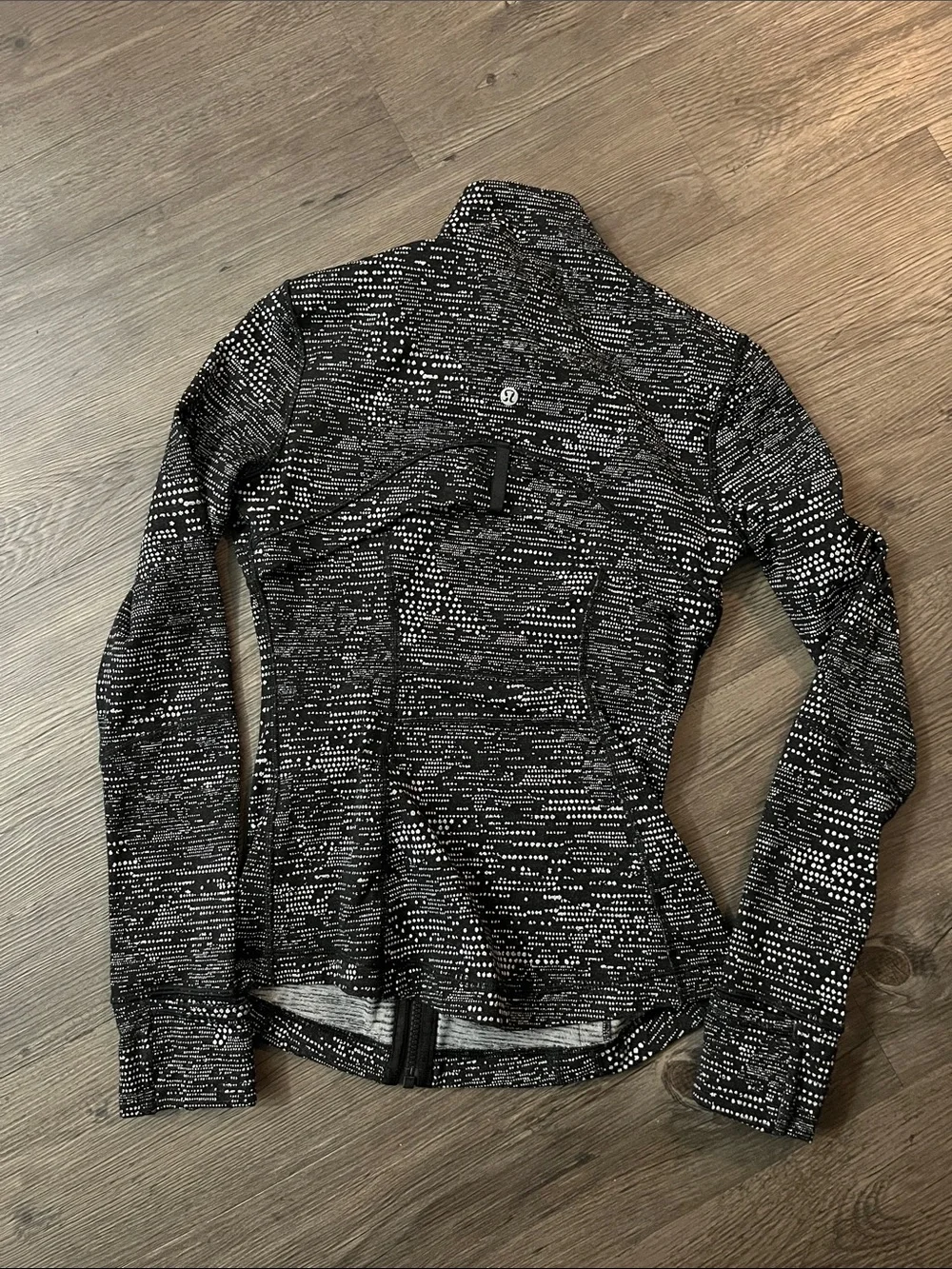 lululemon athletica Black & White Define Zip Jacket